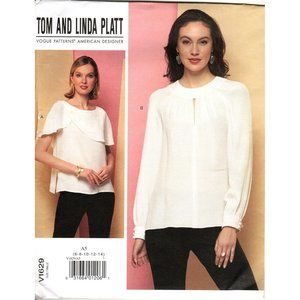 Vogue Patterns V1629 Designer Tom and Linda Platt Misses Blouses Size 6 to 14